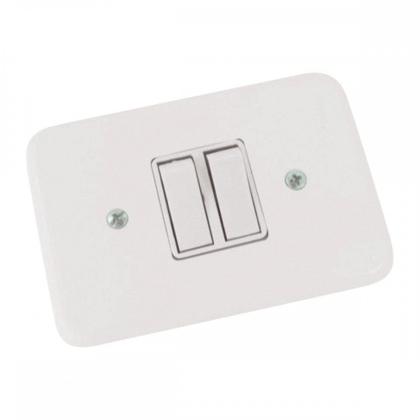 Imagem de Kit C/2 - Conjunto Radial Pollar 1901007 1 Interruptor Si...