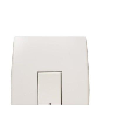 Imagem de Kit C/2 - Conjunto Soprano Ilus 4X2 Branco Com Placa(1Cam...