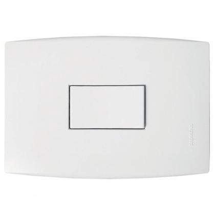 Imagem de Kit C/2 - Conjunto Soprano Ilus 4X2 Branco Com Placa(1Par...