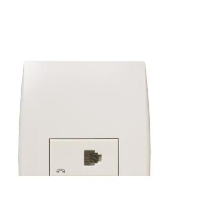 Imagem de Kit C/2 - Conjunto Soprano Ilus 4X2 Branco Com Placa(1Rj1...