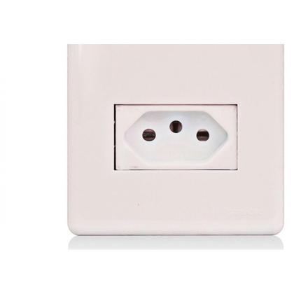 Imagem de Kit C/2 - Conjunto Steck Linha Stella Com Placa 2 Tomadas...