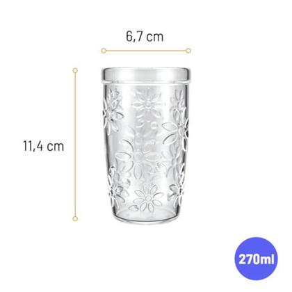 Imagem de Kit c/2 Copo Nature SM Nadir 270ml Jogo com 6 Peças