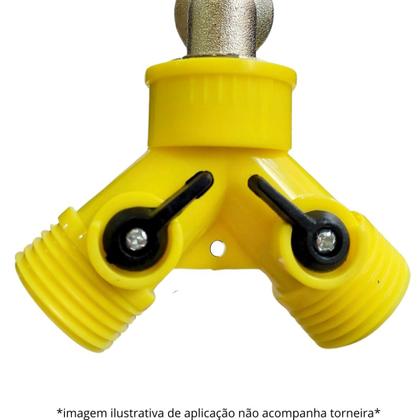 Imagem de KIT C/ 2 Derivacao Y C/ Engate 1/2 Rosca 3/4 Beltools