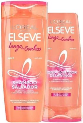 Imagem de Kit c/ 2 Elseve Longo dos Sonhos Shampoo 375ml +