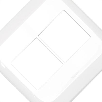 Imagem de Kit C/2 - Espelho Placa Pial Pop C/Suporte 4X4 4Int Lgp44...