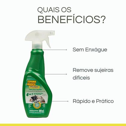 Imagem de Kit C/ 2 Espuma Mágica Tira Odor + Limpeza Poderosa Proauto