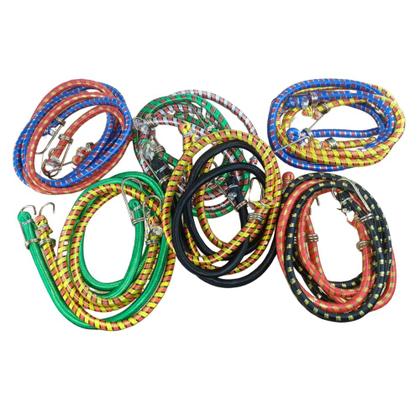 Imagem de Kit C/2 Extensor Elástico 115cm Bagageiro Carga Moto Bicicleta