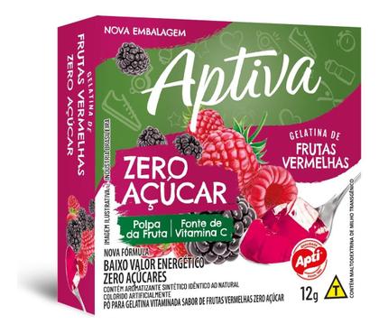 Imagem de Kit c/ 2 Gelatina Zero Acucar Mistura Po C Polpa De Frutas