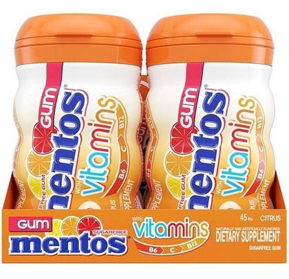 Imagem de Kit c/2 Goma De Mascar Mentos Pure Fresh Vitamins