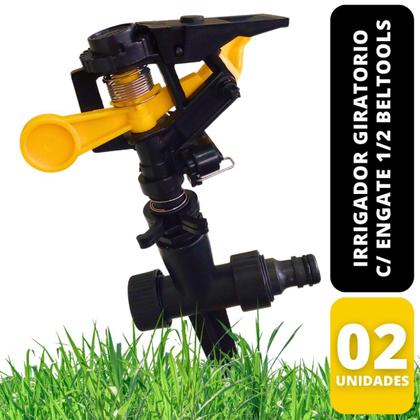 Imagem de KIT C/ 2 Irrigador Setorial C/ Engate 1/2 Beltools