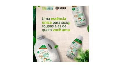 Imagem de Kit c/ 2 Lava Roupas Líquido Vinagreen Coco 3L 60 Lavagens