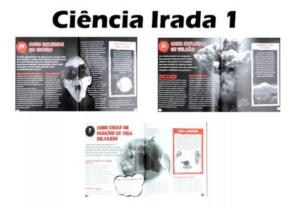 Imagem de Kit C/2 Livros Ciência Irada. 25 Fatos e Curiosidades Incríveis Vol 1 e 2