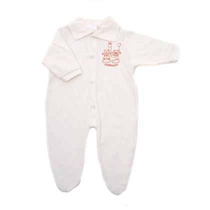 Imagem de Kit C/ 2 Macacões de bebe com pé em malha- 70