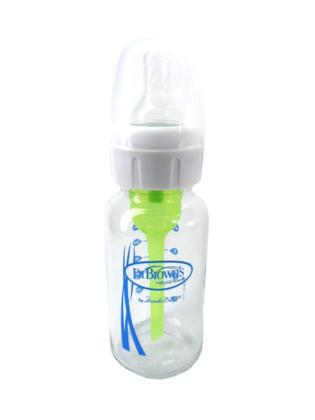 Imagem de Kit c/ 2 mamadeiras de vidro Dr. Browns - Anti Colic - 120ml - Bico 1 (0-6 meses)