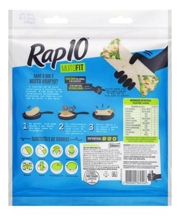 Imagem de Kit c/ 2 Massa Rap10 Fit 297g tortilha