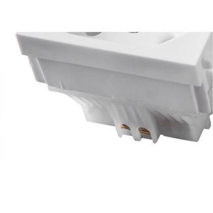 Imagem de Kit C/2 - Modulo Ilumi Vivaz 1 Tomada 10A. Branco 75140