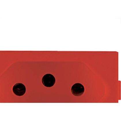 Imagem de Kit C/2 - Modulo Peesa Alfa 1445V Tomada 20A Vermelho