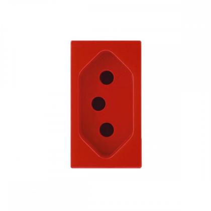 Imagem de Kit C/2 - Modulo Soprano Ilus (Tomada 20A Vermelho)  5Ub9...