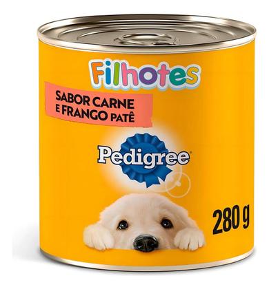 Imagem de Kit c/ 2 Pate para Caes Filhotes Carne e Frango Pedigree