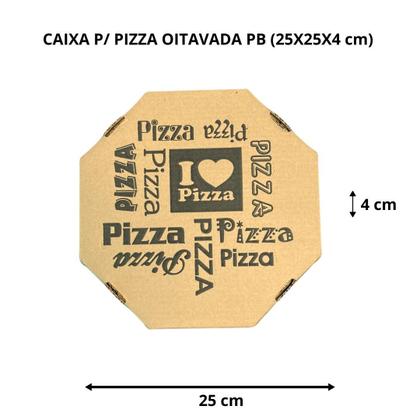 Imagem de Kit c/2 pct emb. oitav. p/ pizza n. 25 c/25 un. i love you