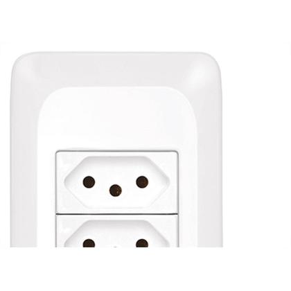 Imagem de Kit C/2 - Pial Conjunto  Pop 4X2 2 Tomada 10A Lgx303