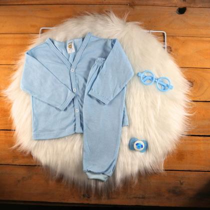 Imagem de Kit C/2 Pijama Outono Conjunto Bebe Criança Manga Longa