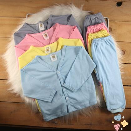 Imagem de Kit C/2 Pijama Outono Conjunto Bebe Criança Manga Longa