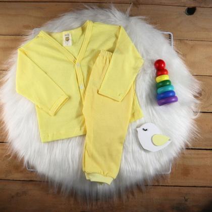 Imagem de Kit C/2 Pijama Outono Conjunto Bebe Criança Manga Longa