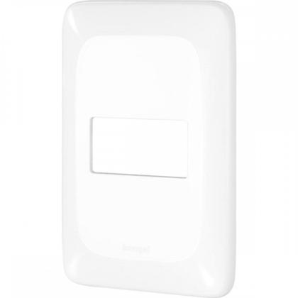 Imagem de Kit C/2 - Placa Pial Pop Branca 4X2(1Modulo Horizontal) L...