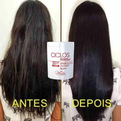 Imagem de Kit C/2 Portier B-tox Ciclos Máscara 1kg Original!