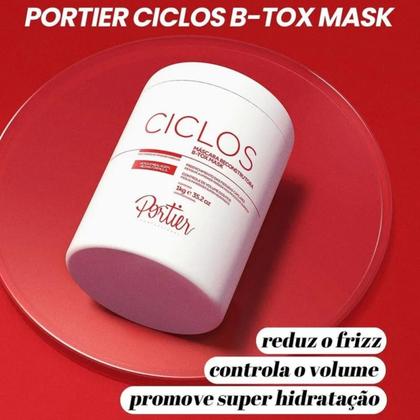 Imagem de Kit C/2 Portier B-tox Ciclos Máscara 1kg Original!
