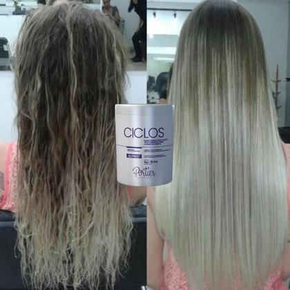 Imagem de Kit C/2 Portier Ciclos B-tox Violet Matizadora 1kg Original!