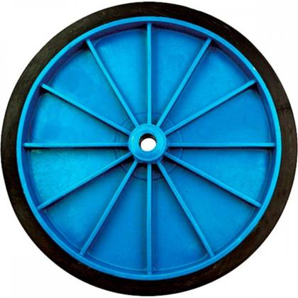 Imagem de Kit C/2 - Roda Carrinho Feira Reforcada Politex