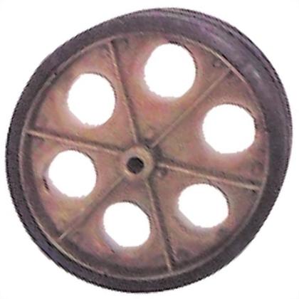 Imagem de Kit C/2 - Roda Para Carrinho Feira Pc