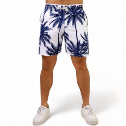 Imagem de KIT c/2 Shorts Bermuda Tactel Praia Muricinho Masculina COQUEIRO 2 704