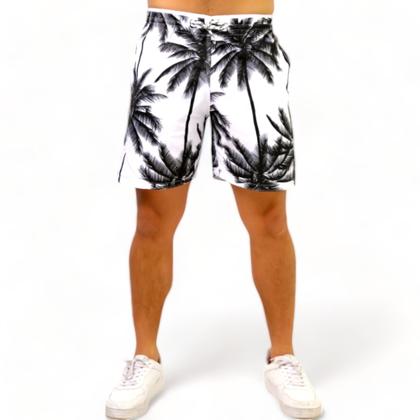 Imagem de KIT c/2 Shorts Bermuda Tactel Praia Muricinho Masculina COQUEIRO 2 704