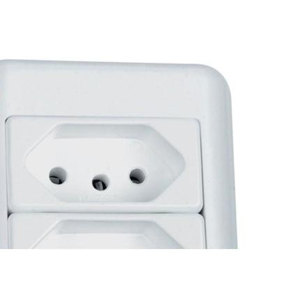 Imagem de Kit C/2 - Sistema Perlex Branca (2 Tomadas 10/20A) 3011/15Br