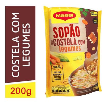 Imagem de Kit c/ 2 Sopa instantanea Maggi costela com legumes sache