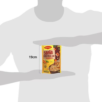 Imagem de Kit c/ 2 Sopa instantanea Maggi costela com legumes sache