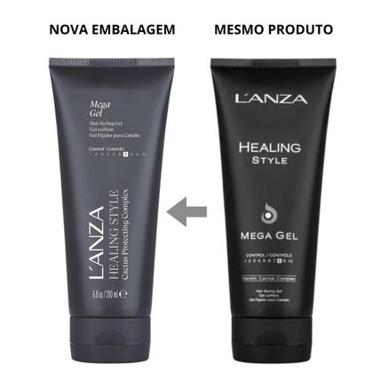Imagem de Kit c/2 Style Mega Gel Lanza 200ml - Sem Alcool e Fixação Forte