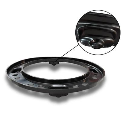 Imagem de Kit c/2 Suportes de Botijão Gás Sem Roda Preto