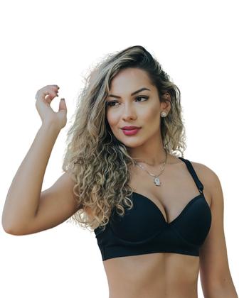 Imagem de Kit C/2 Sutiã Reforçado com Bojo Sutia Arco Alça Sustentação