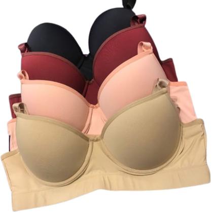 Imagem de Kit C/2 Sutiã Reforçado com Bojo Sutia Arco Alça Sustentação