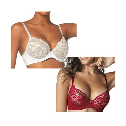 Imagem de Kit C/2 Sutiã Super Up Danube DeMillus 069003 aumenta 2 vezes