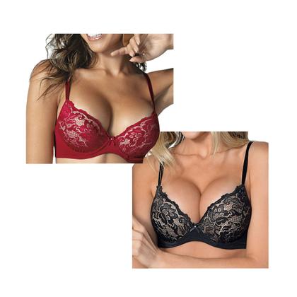 Imagem de Kit C/2 Sutiã Super Up Danube DeMillus 069003 aumenta 2 vezes