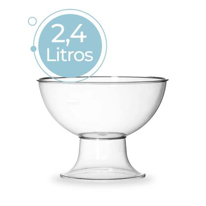 Imagem de Kit C/ 2 Taças Pequena Bala Doces Sobremesa 2,4L