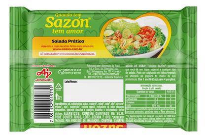 Imagem de Kit c/ 2 Tempero para Saladas Sazon Pacote 60g