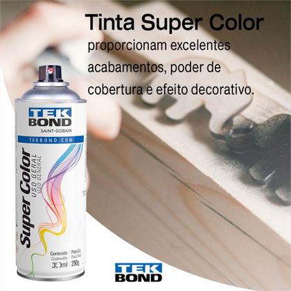 Imagem de Kit C/2 Tinta Spray Tek Bond Secagem Rápida 350ml