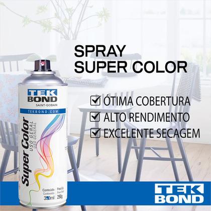 Imagem de Kit C/2 Tinta Spray Tek Bond Secagem Rápida 350ml