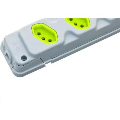 Imagem de Kit C/2 - Tomada Barra Fiolux   Tripla 20A 2 Polos+Terra ...